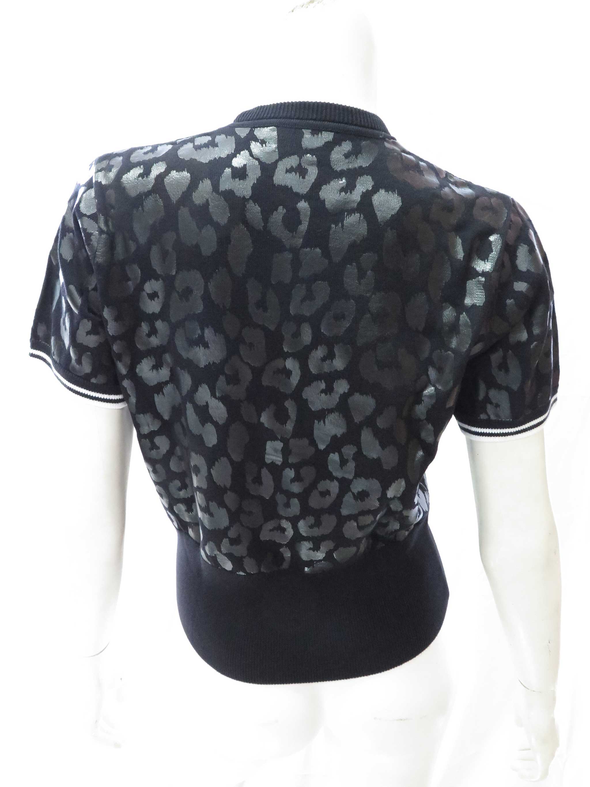 Amy Winehouse Leopard Print Jumper - Image 4