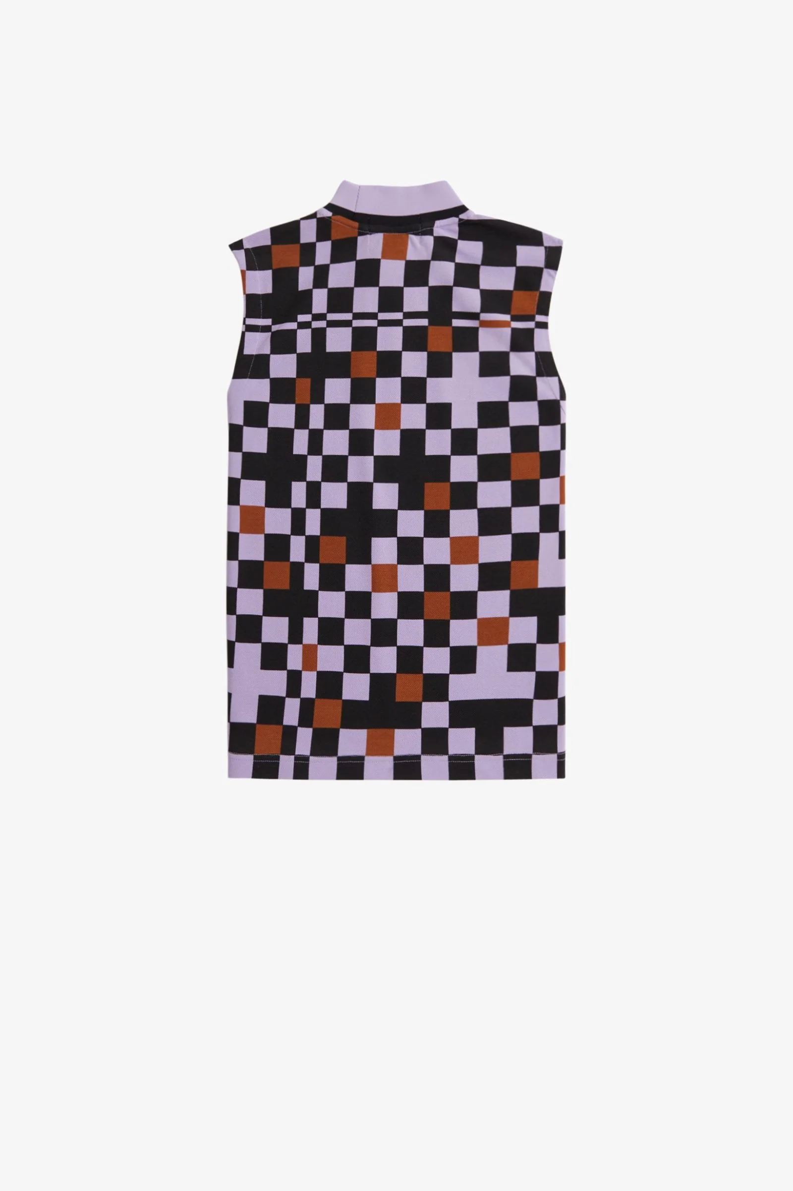 Amy Winehouse Printed Pique Mock Neck Top - Image 2