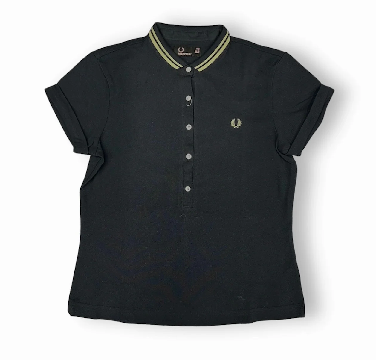 Amy Winehouse Stand Collar Fred Perry Shirt - Image 3