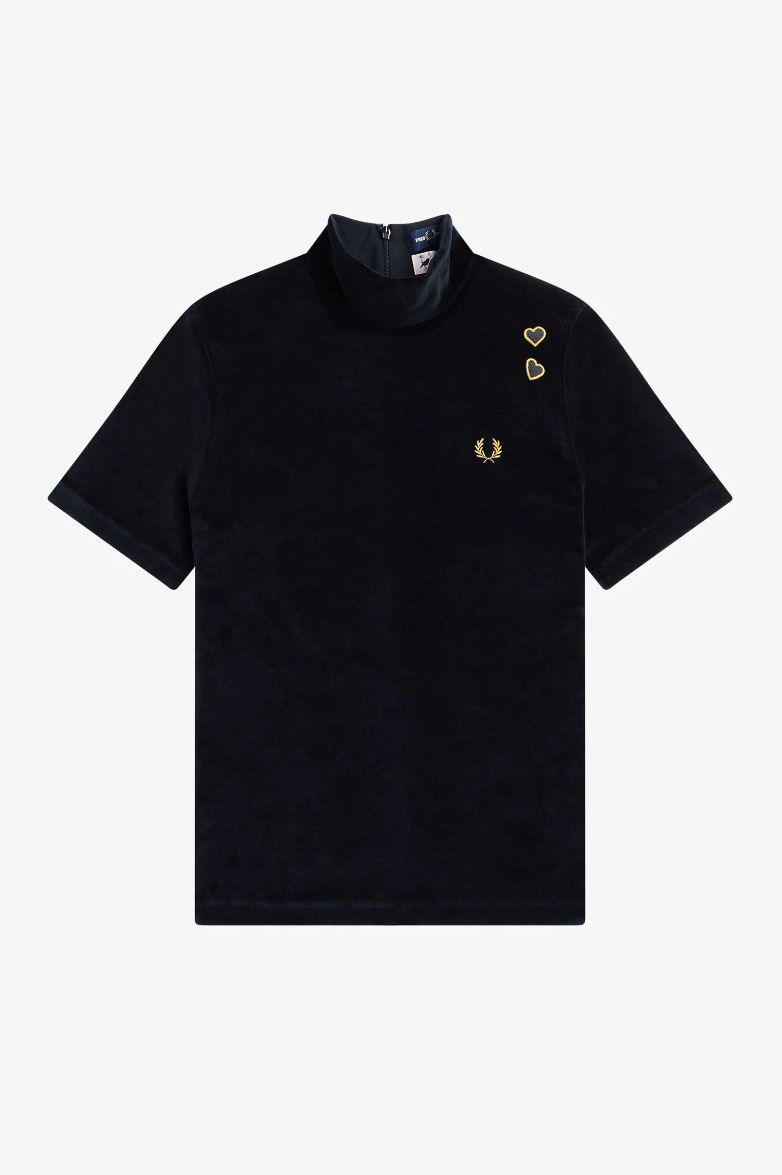 Amy Winehouse Black Velour Top