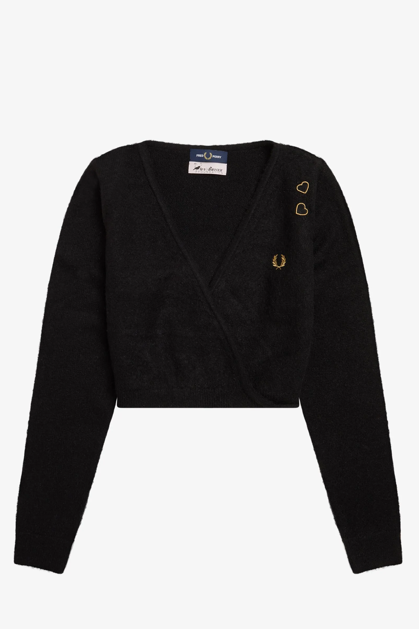 Amy Winehouse Black Wrap Cardigan