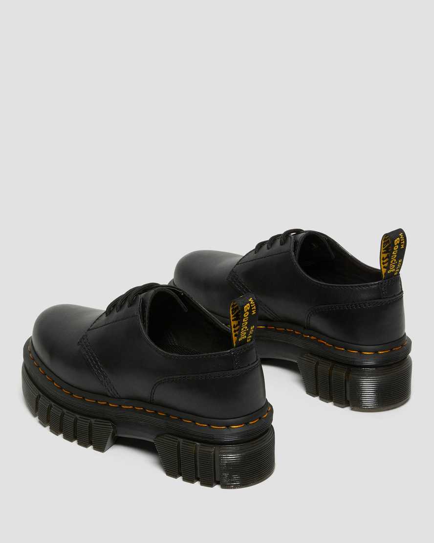 Audrick 3 Eye Black Nappa Lux Platform Combat Shoe - Image 2