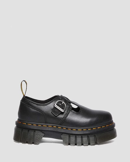 Audrick Black Napa Lux Platform Combat Mary Jane - Image 3