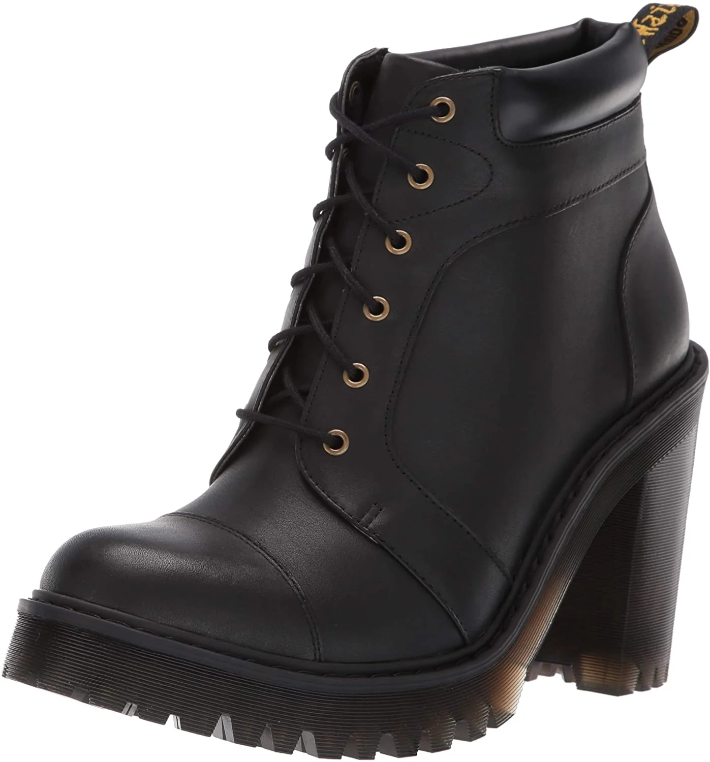 Averil Women's Leather Heeled Ankle Boots