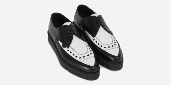 Underground Barfly Blk/Wht Creepers