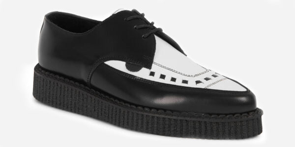 Underground Barfly Blk/Wht Creepers - Image 3