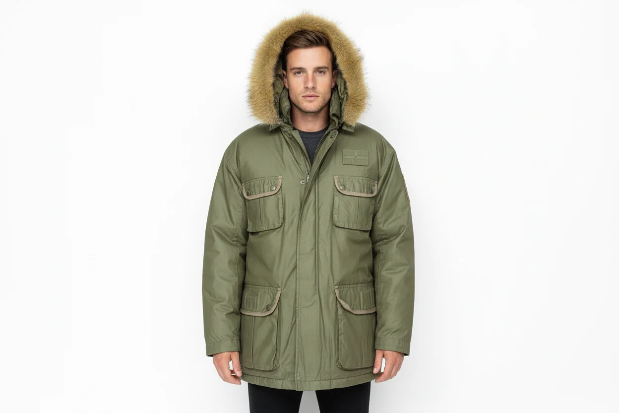 Ben Sherman Green Parka Jacket