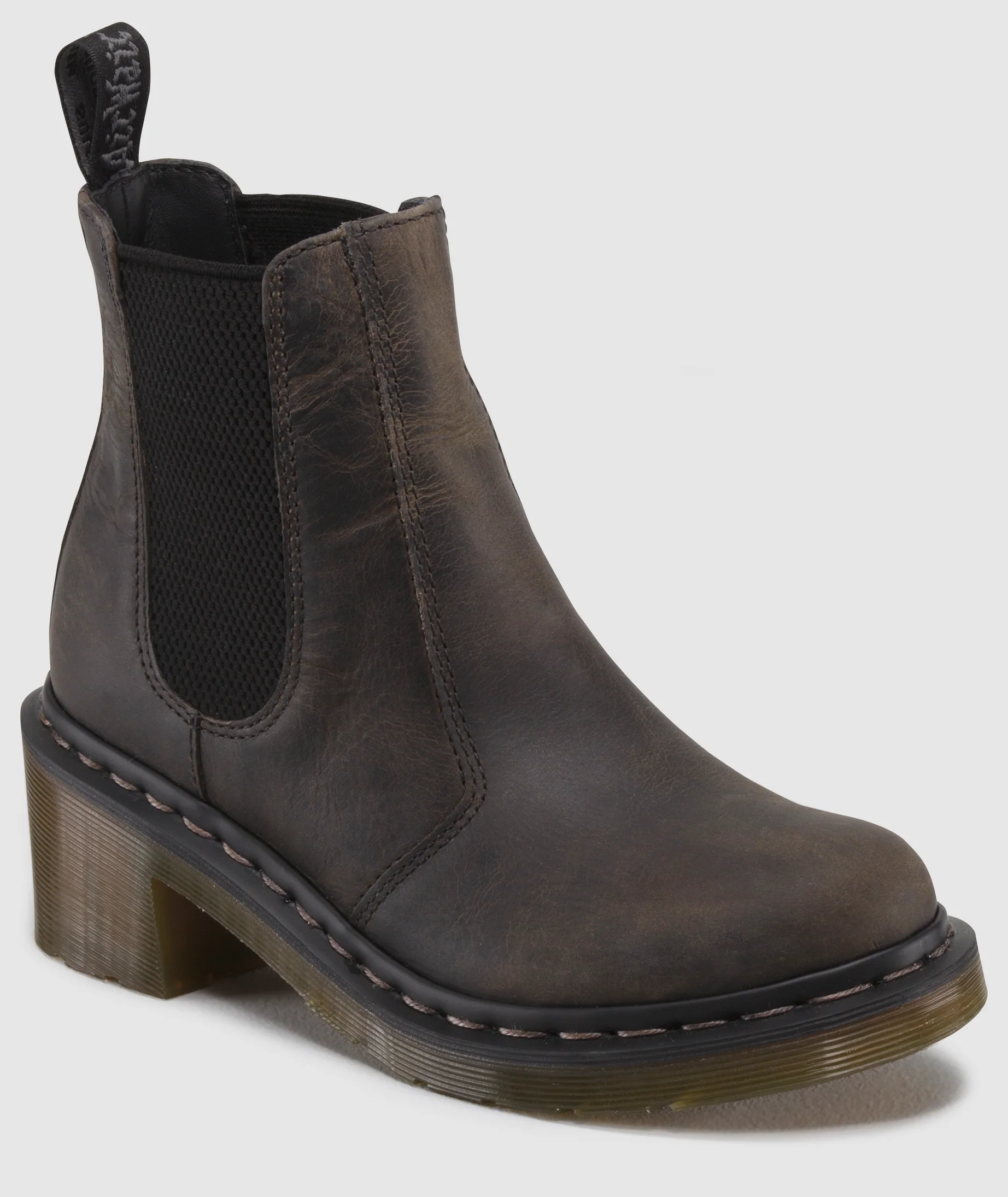 Cadence Black Greenland Heeled Chelsea Boot