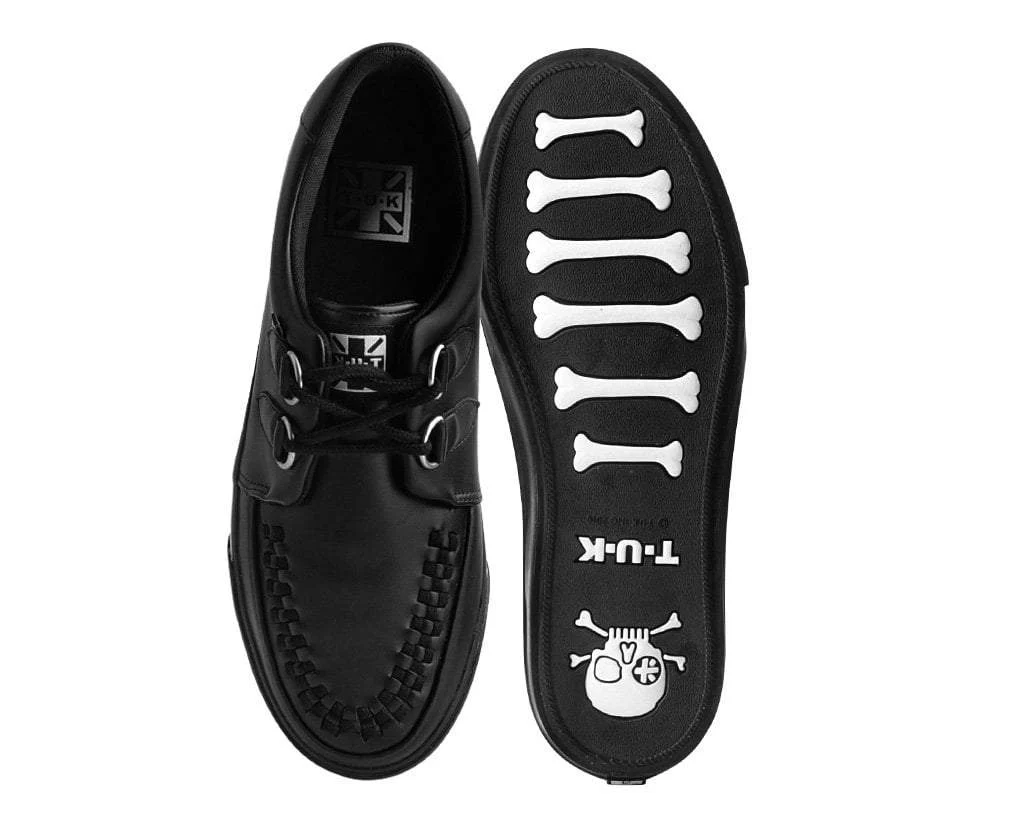 T.U.K Black Leather D-Ring Vlk Sneaker - Image 2