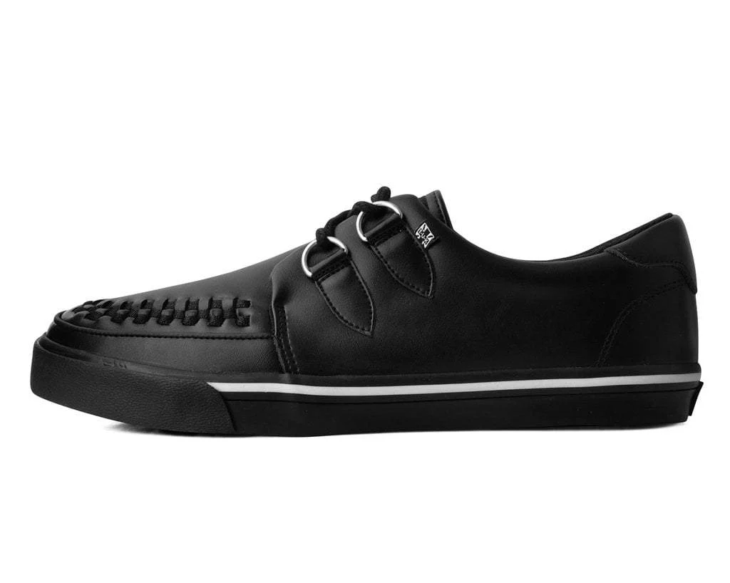 T.U.K Black Leather D-Ring Vlk Sneaker - Image 3