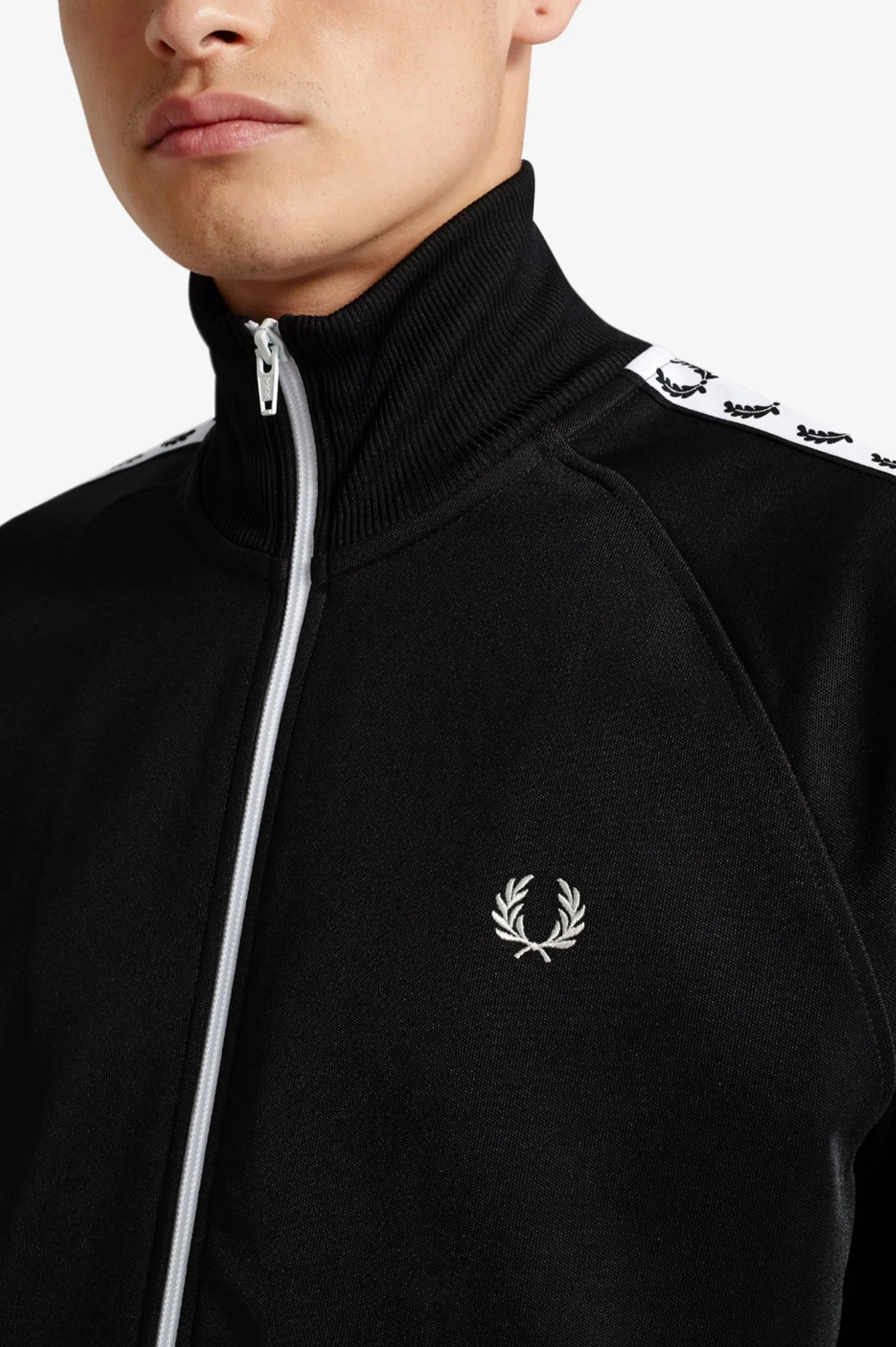 Black Taped Track Jacket - Image 4