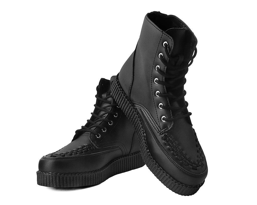 T.U.K Black Tukskin 7 Eye Viva Ii Boot - Image 2