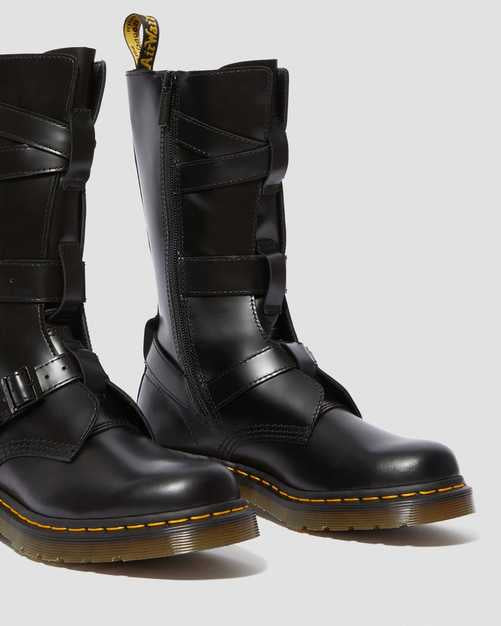 Blake Tall Black Buttero Boot - Image 3