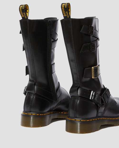 Blake Tall Black Buttero Boot - Image 4