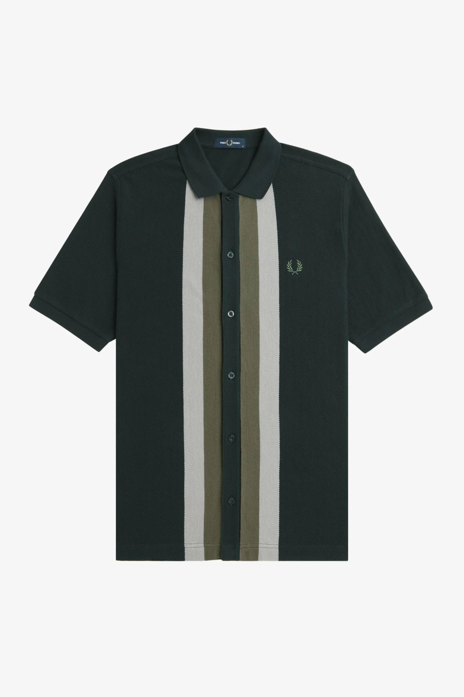Fred Perry Button Through Knitted Shirt - Image 4