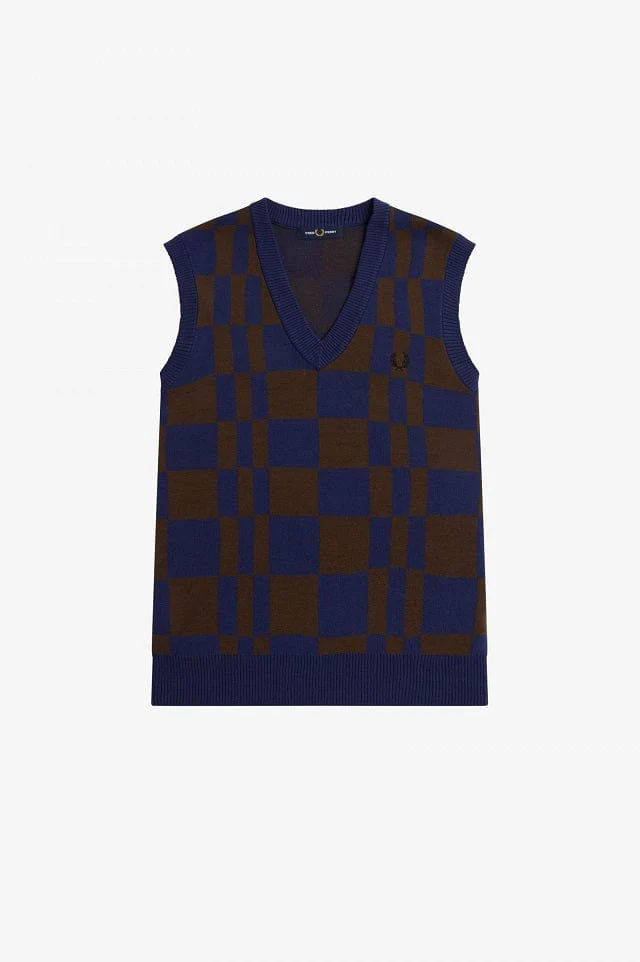 Chequerboard Knitted Tank - Image 2