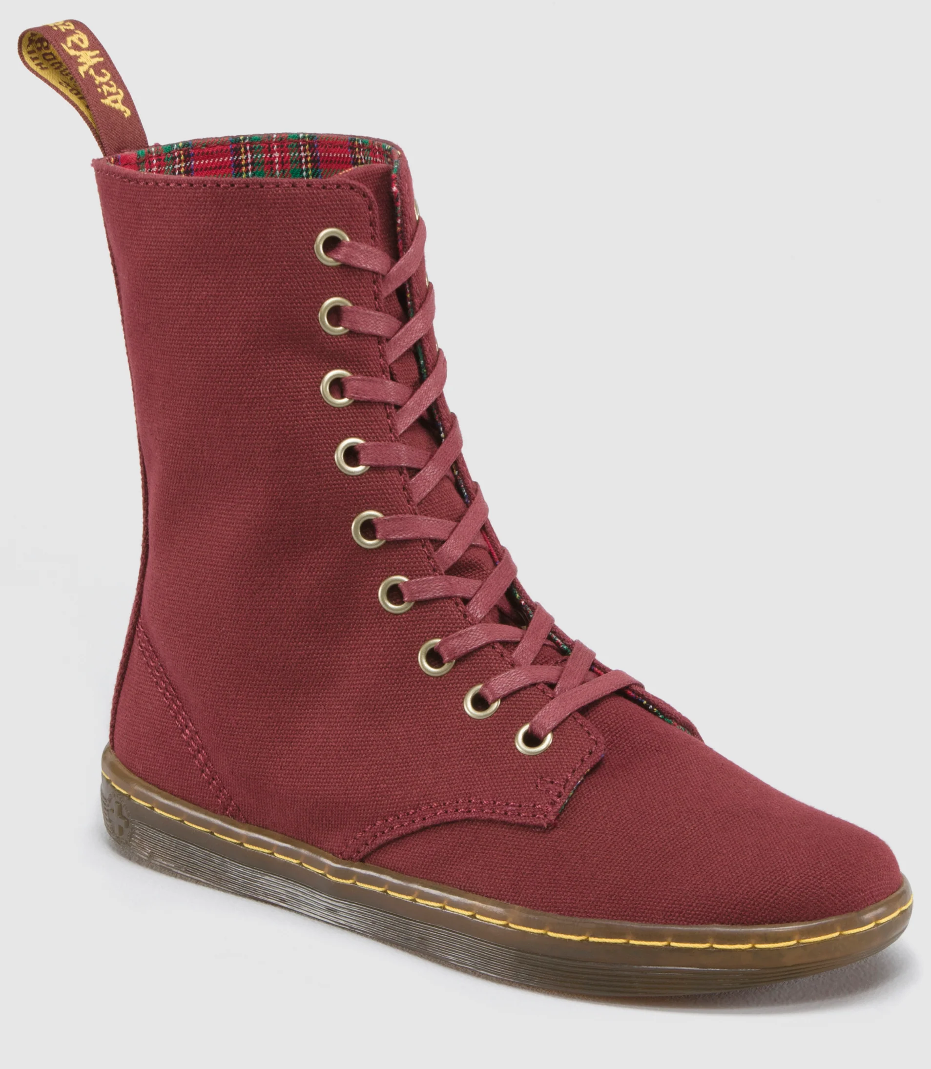Stratford Cherry Red Canvas Boot - Image 2