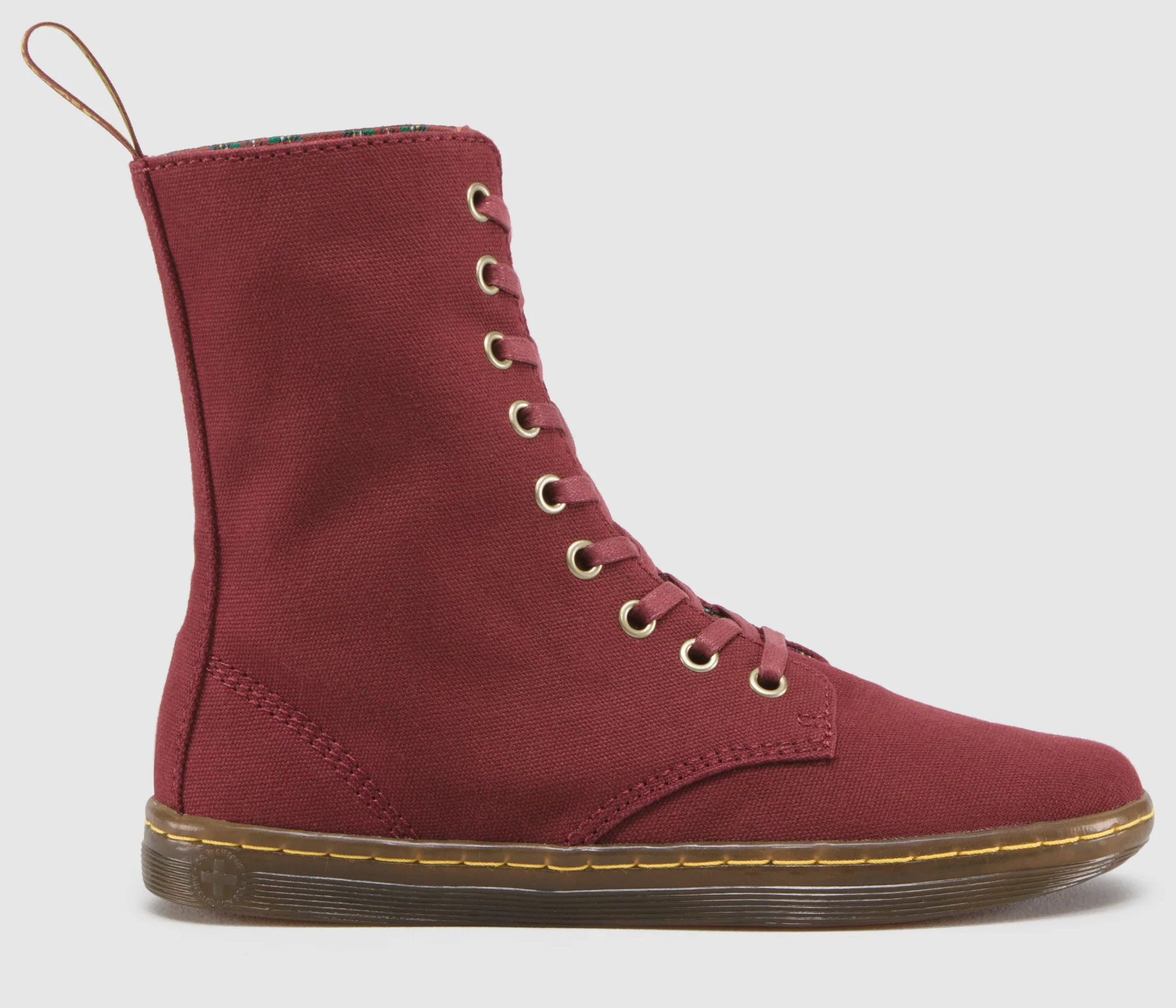 Stratford Cherry Red Canvas Boot - Image 3
