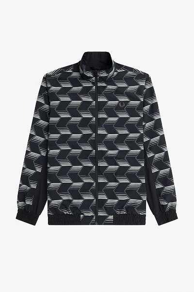 Chevron Stripe Shell Jacket - Image 2
