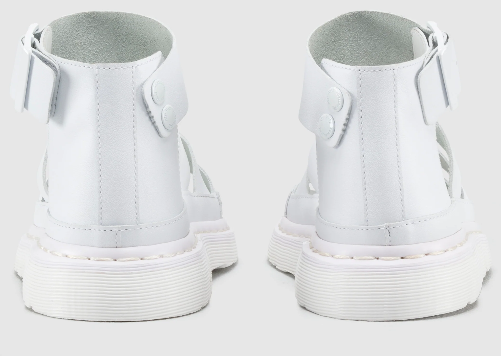 Clarissa White Softy T Sandal - Image 2