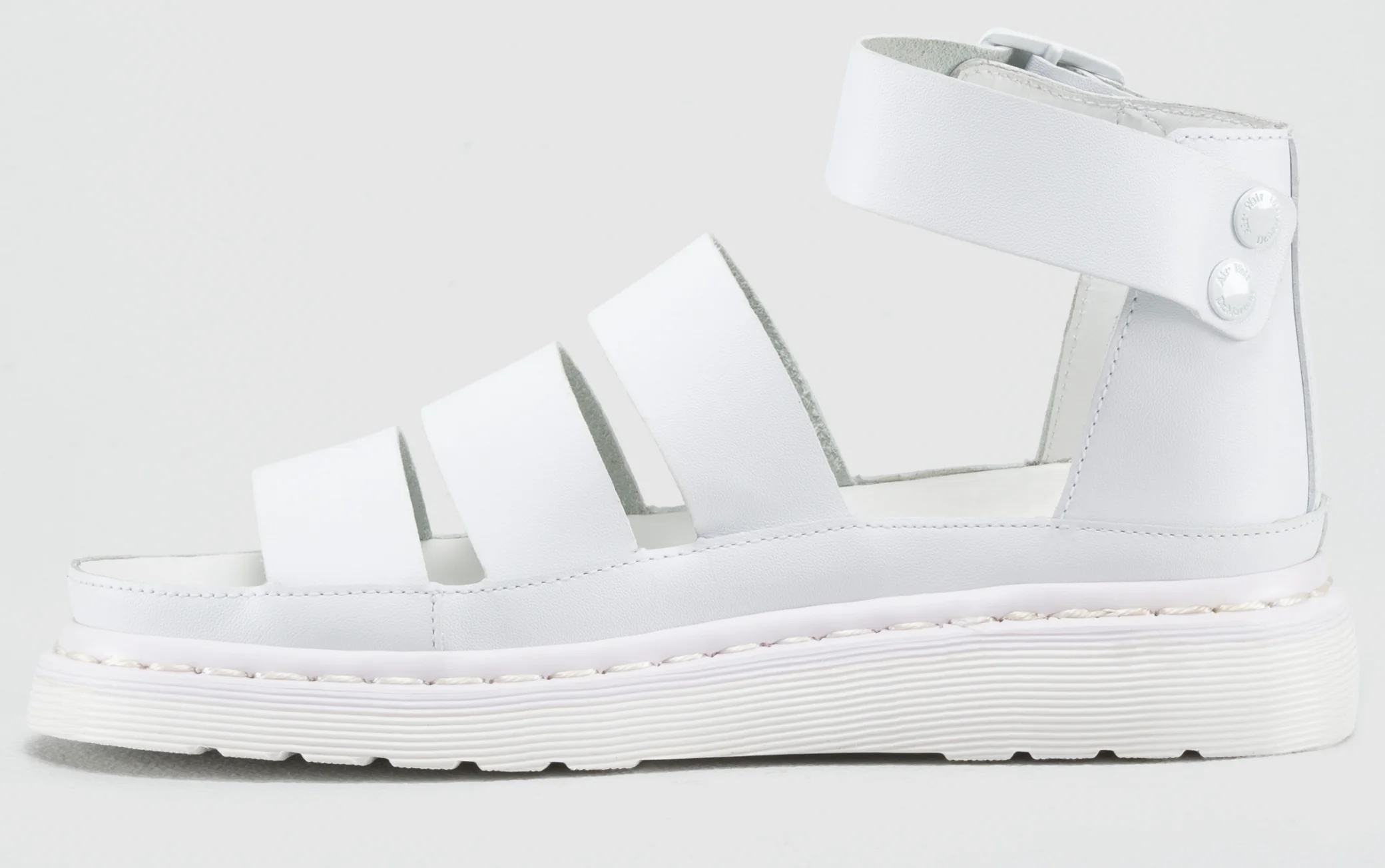 Clarissa White Softy T Sandal - Image 4