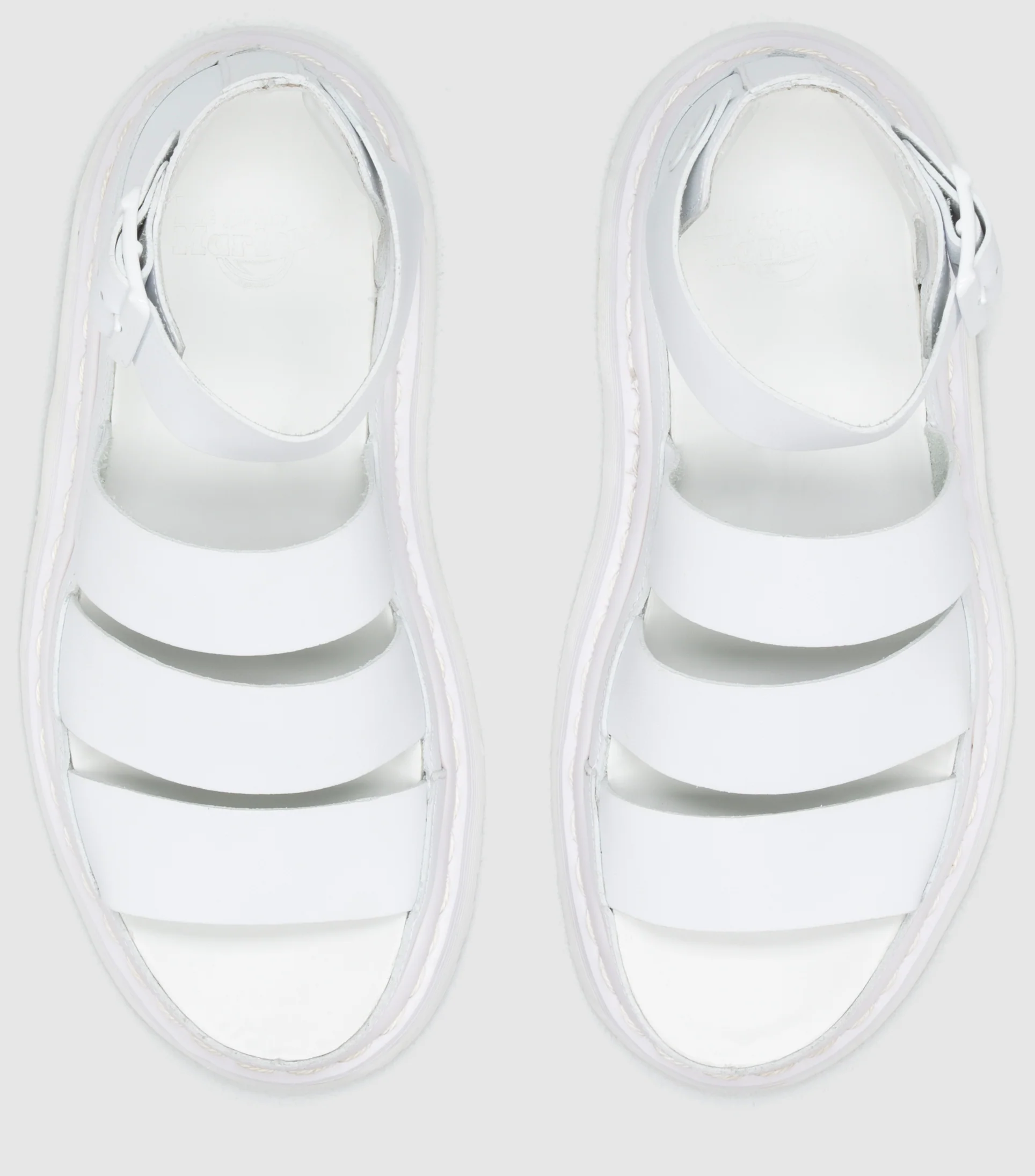 Clarissa White Softy T Sandal - Image 7