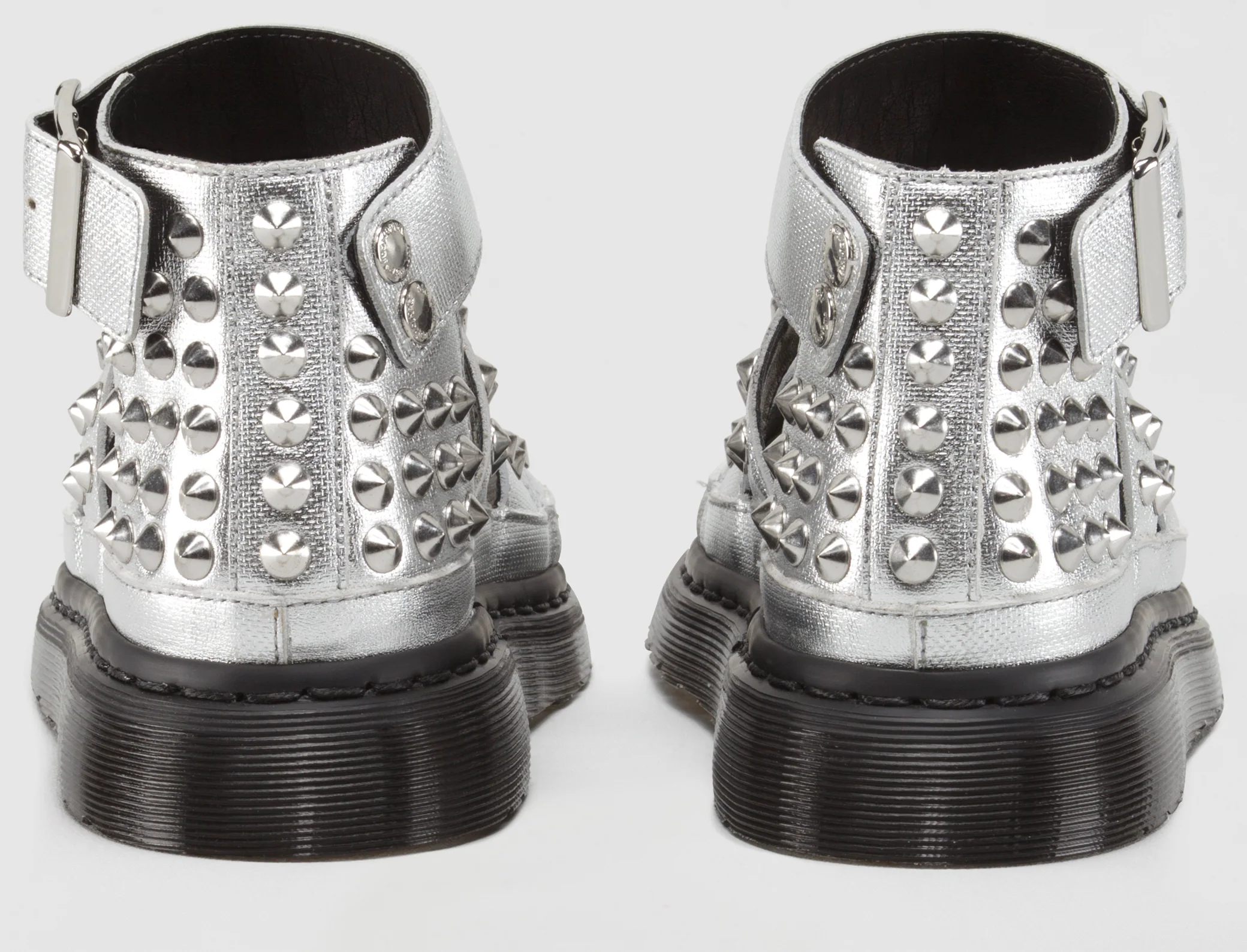 Liza Silver Mora Studded Sandal - Image 2