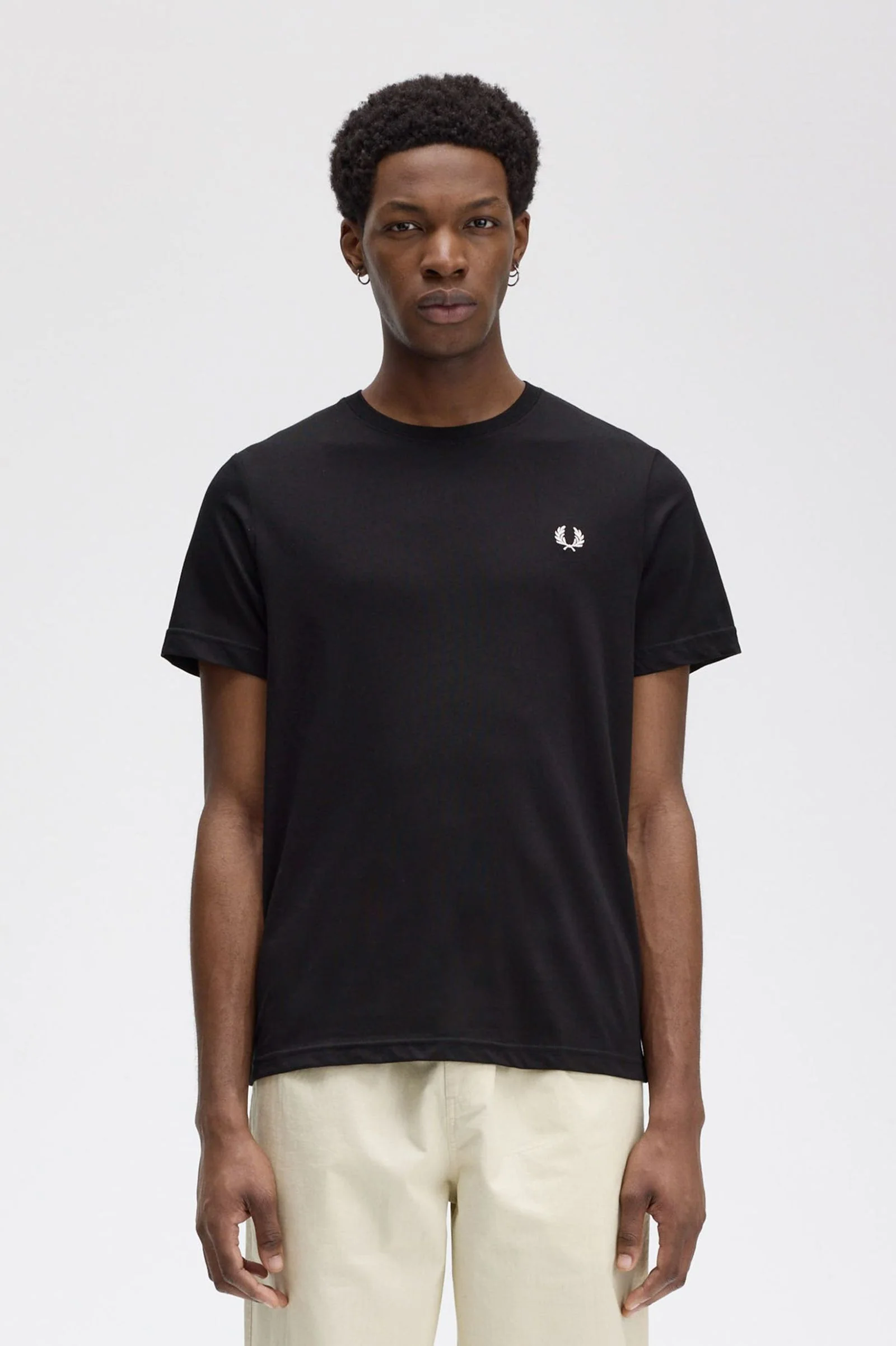 Fred Perry Crew Neck T Shirt
