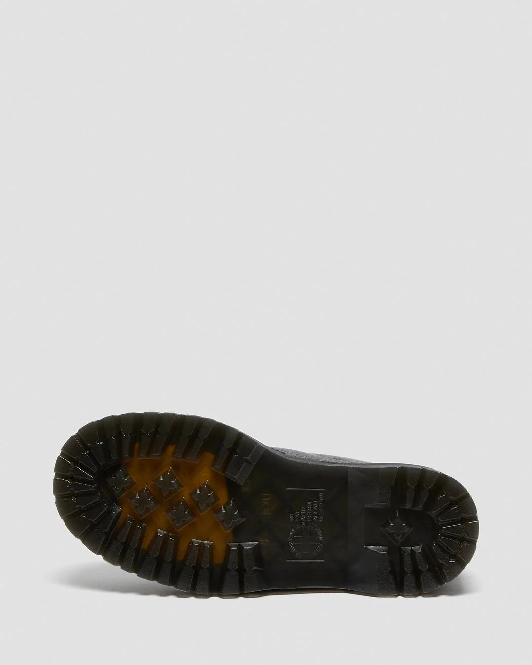 Devon Heart Black Milled Nappa Leather Platform Boots - Image 7
