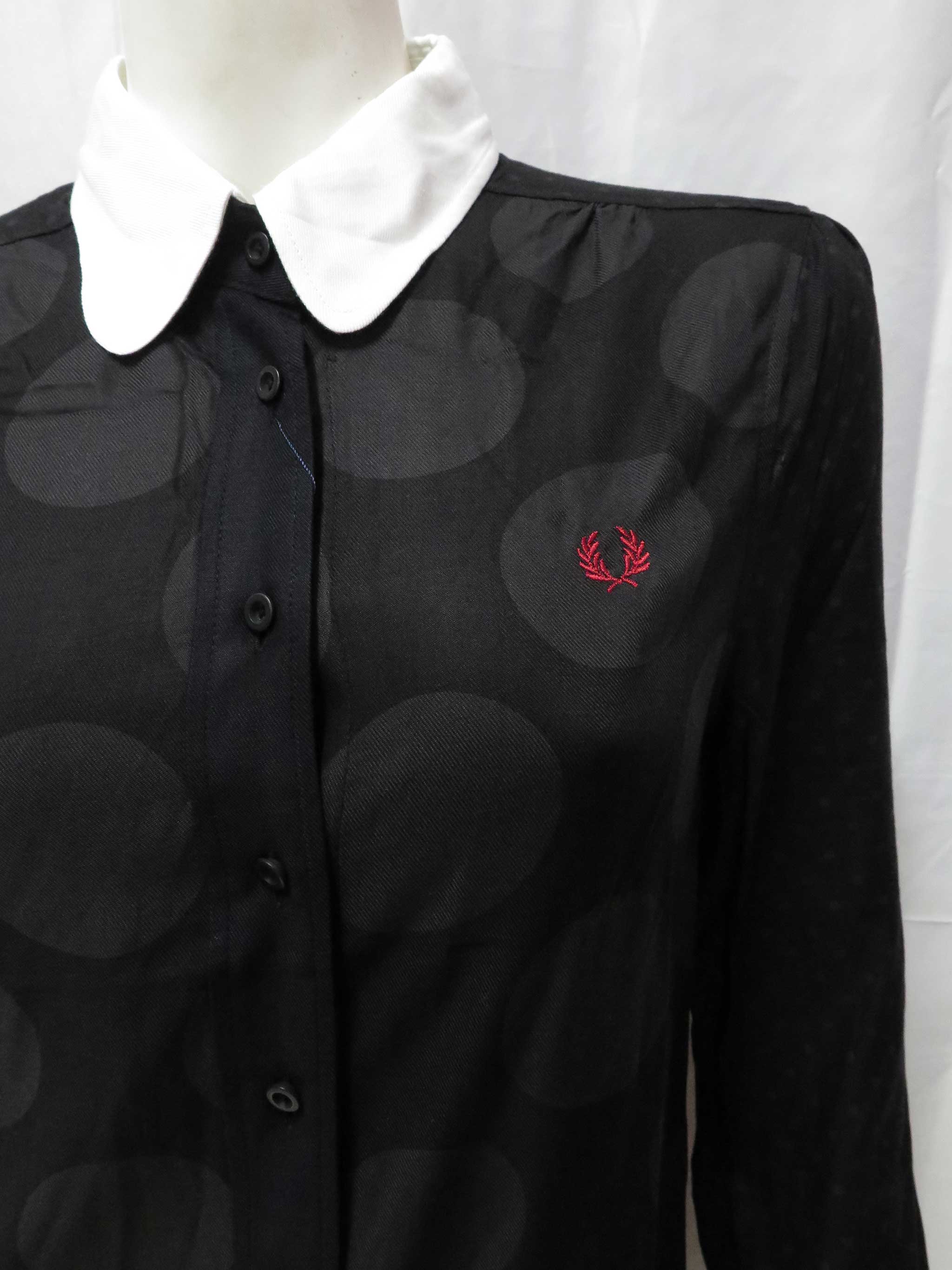 Fred Perry Double Dot Shirt Dress - Image 2