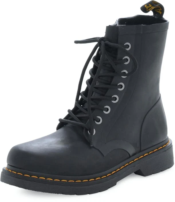Drench Matte Black Rubber Boot - Image 2