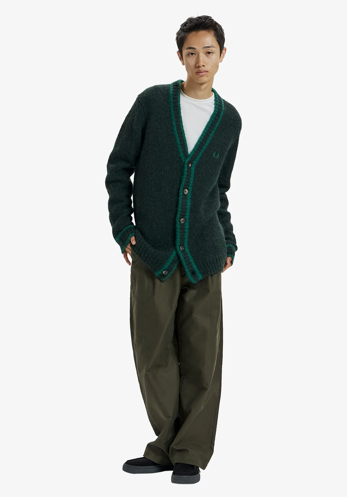 Fred Perry Alpaca Blend Cardigan - Image 3