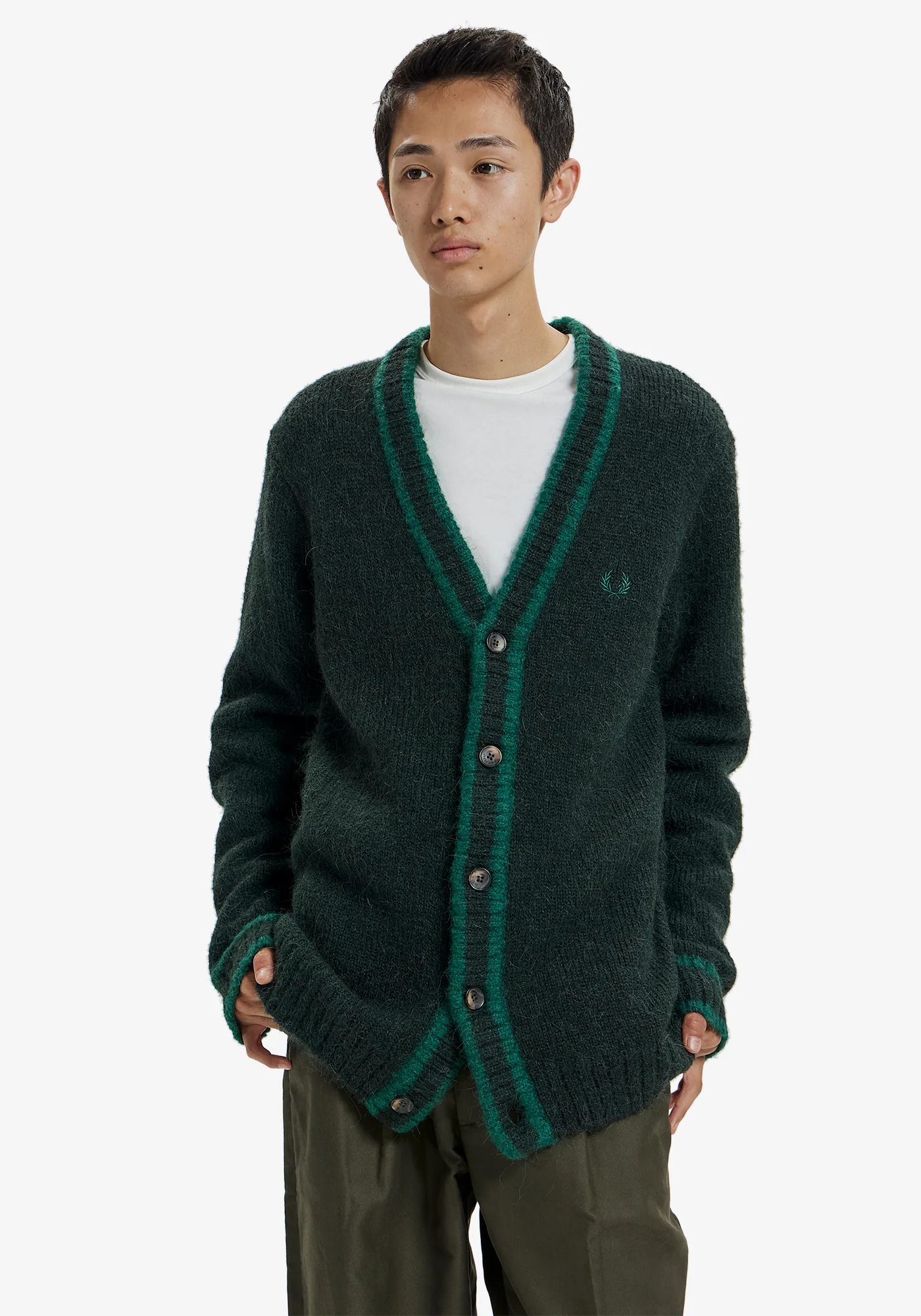 Fred Perry Alpaca Blend Cardigan - Image 4