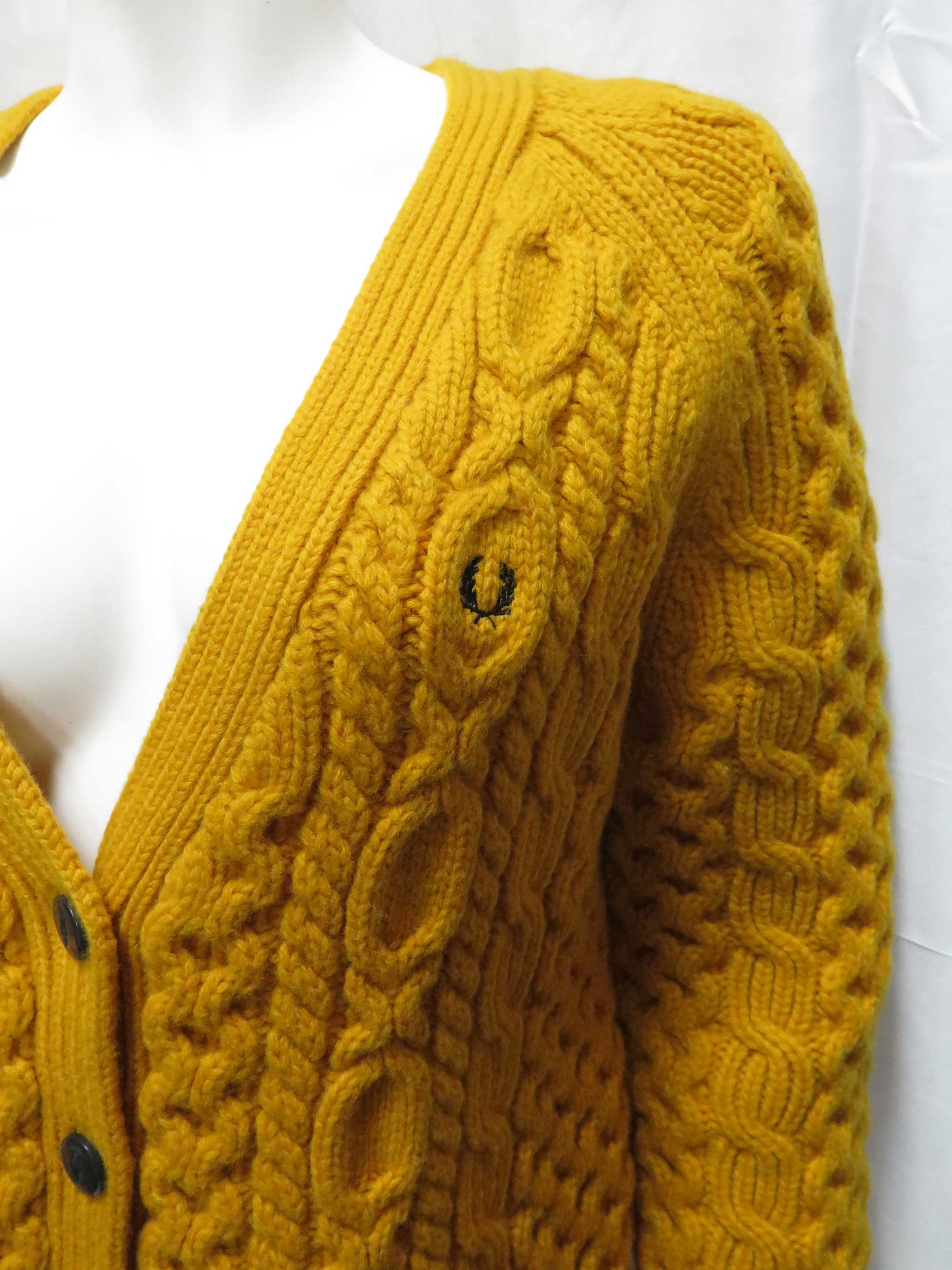 Fred Perry Aran Cardigan - Image 2
