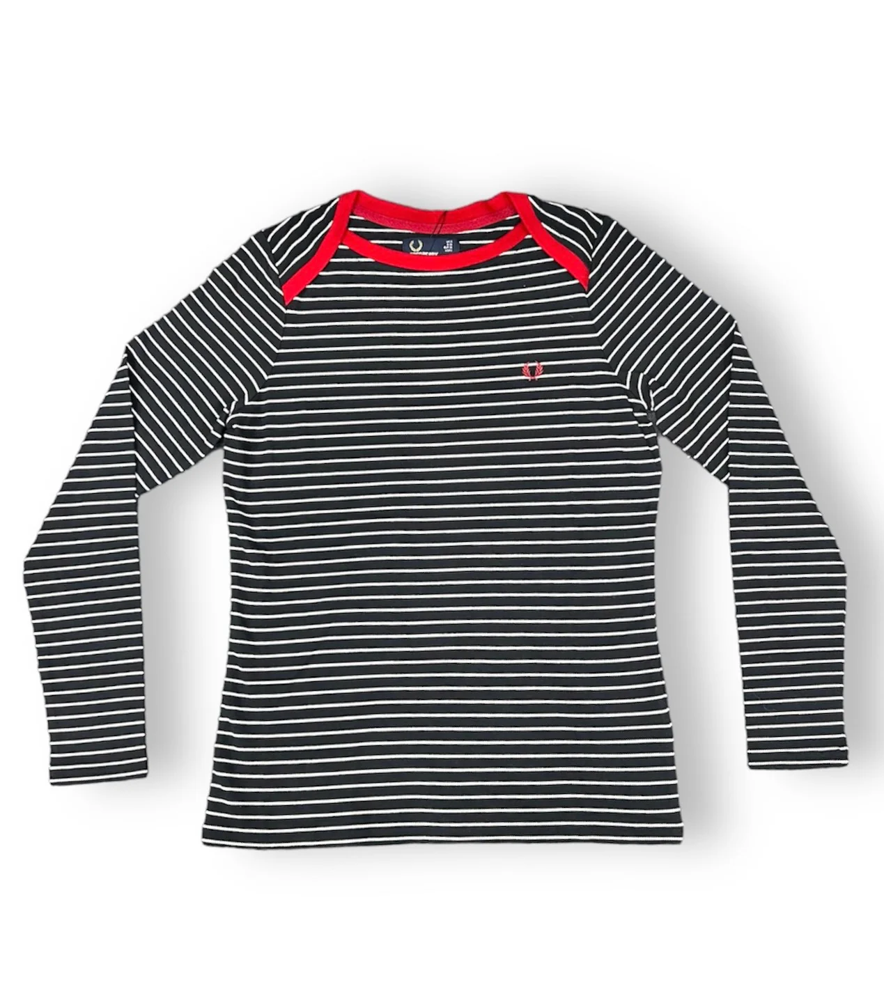 Fred Perry Boat Neck Striped Top - Image 2