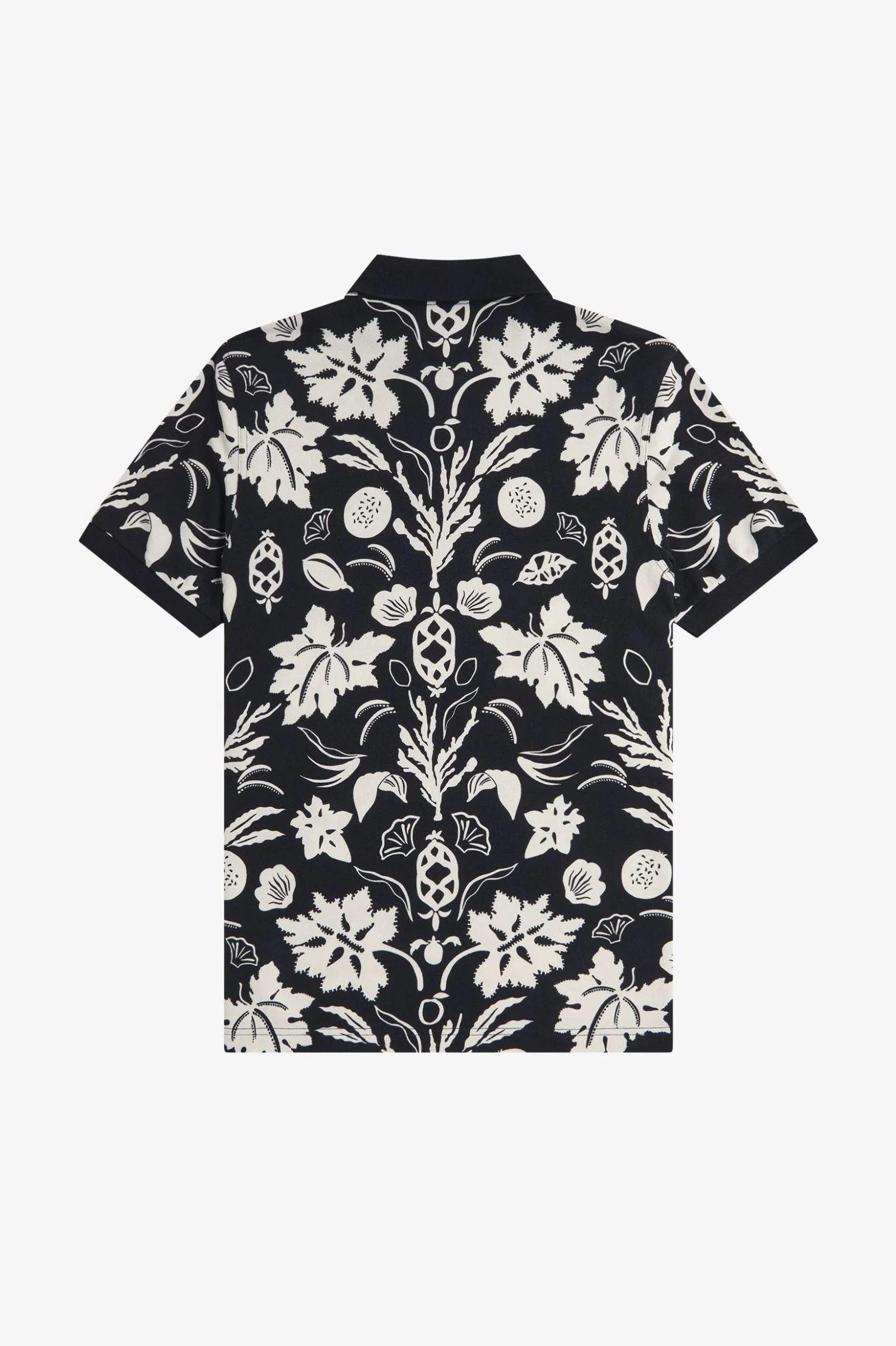 Fred Perry Botanical Print Polo Shirt - Image 4