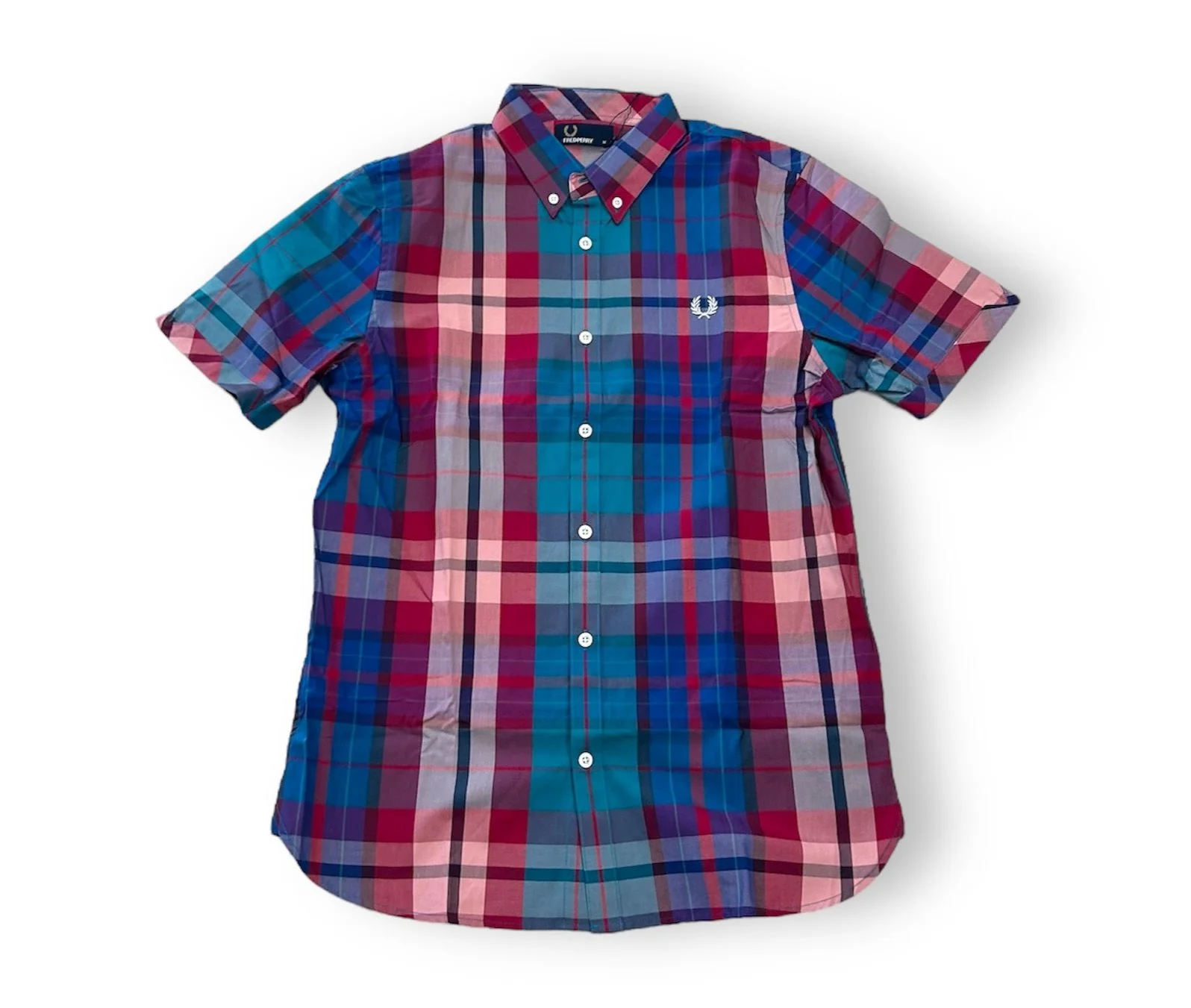 Fred Perry Bright Madras Shirt - Image 2