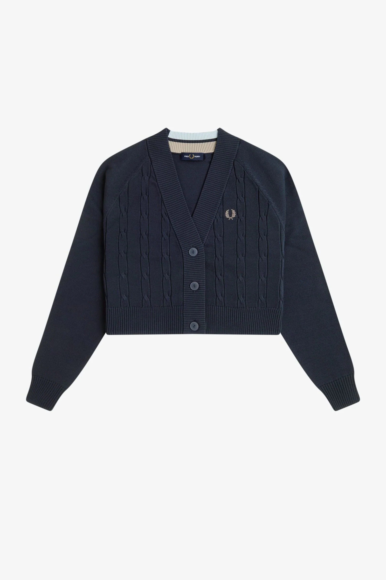 Fred Perry Cable Knit Cardigan - Image 2