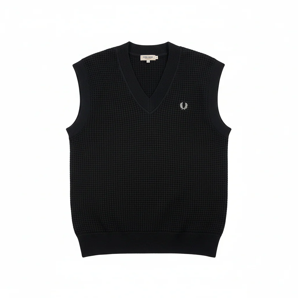 Fred Perry Cable Knit Tank - Image 2