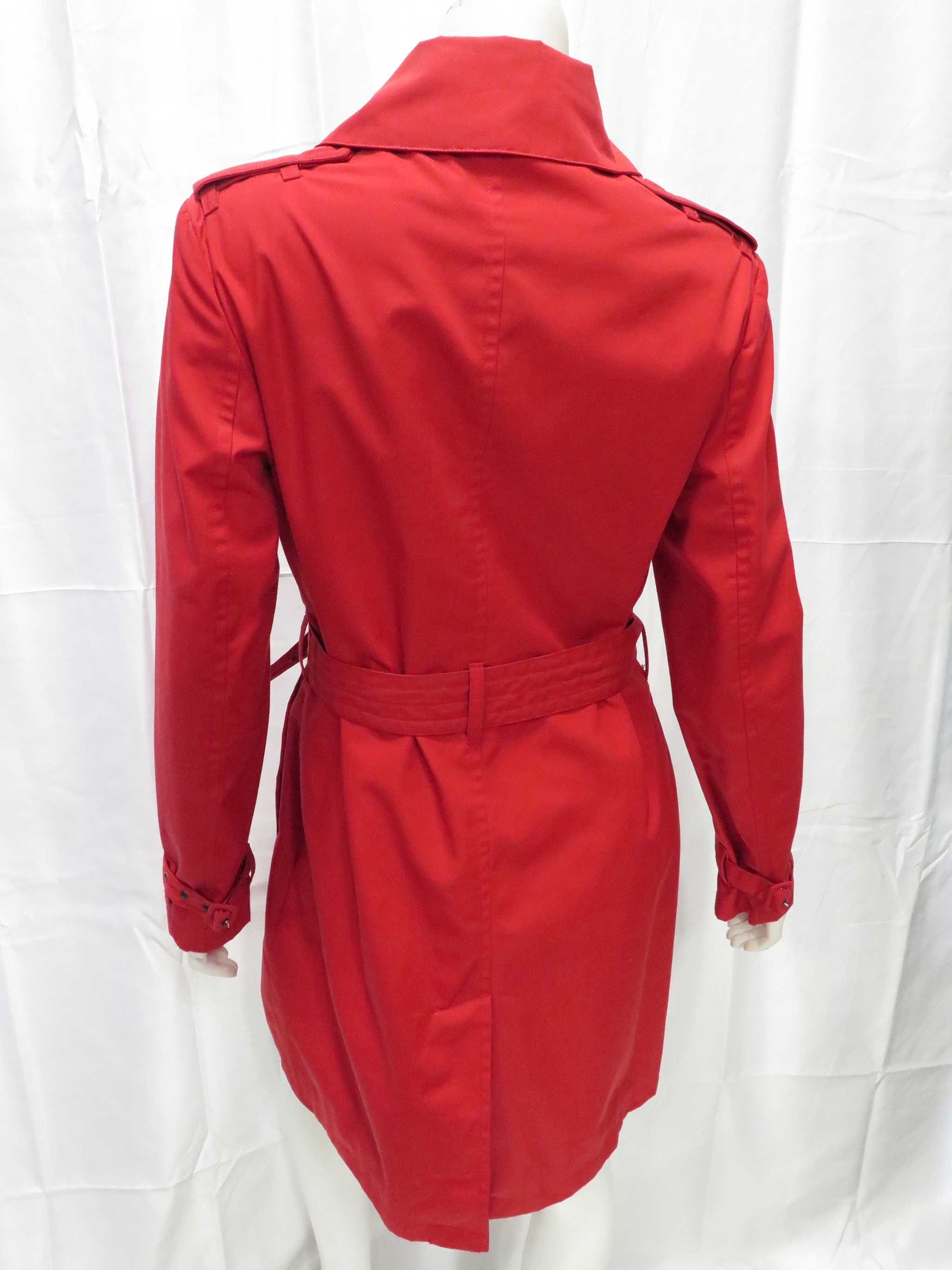 Double Breasted Coat (Red) - Image 4