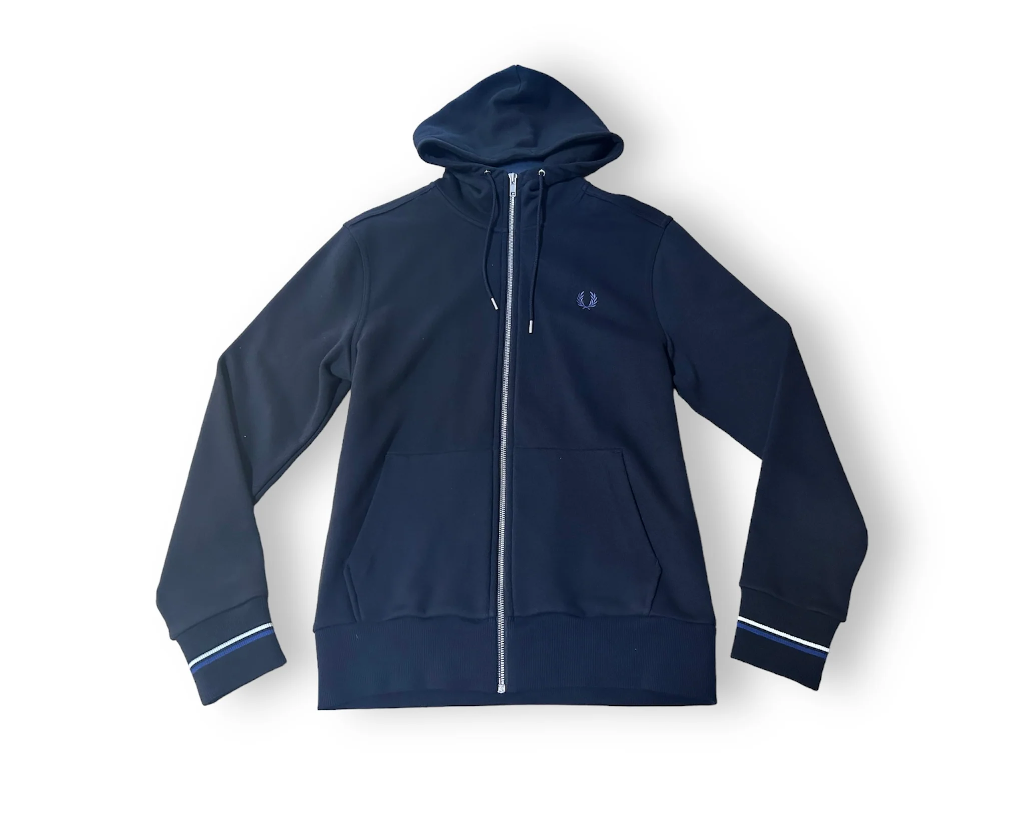 Fred Perry Hooded Zip Through Sweatshirt