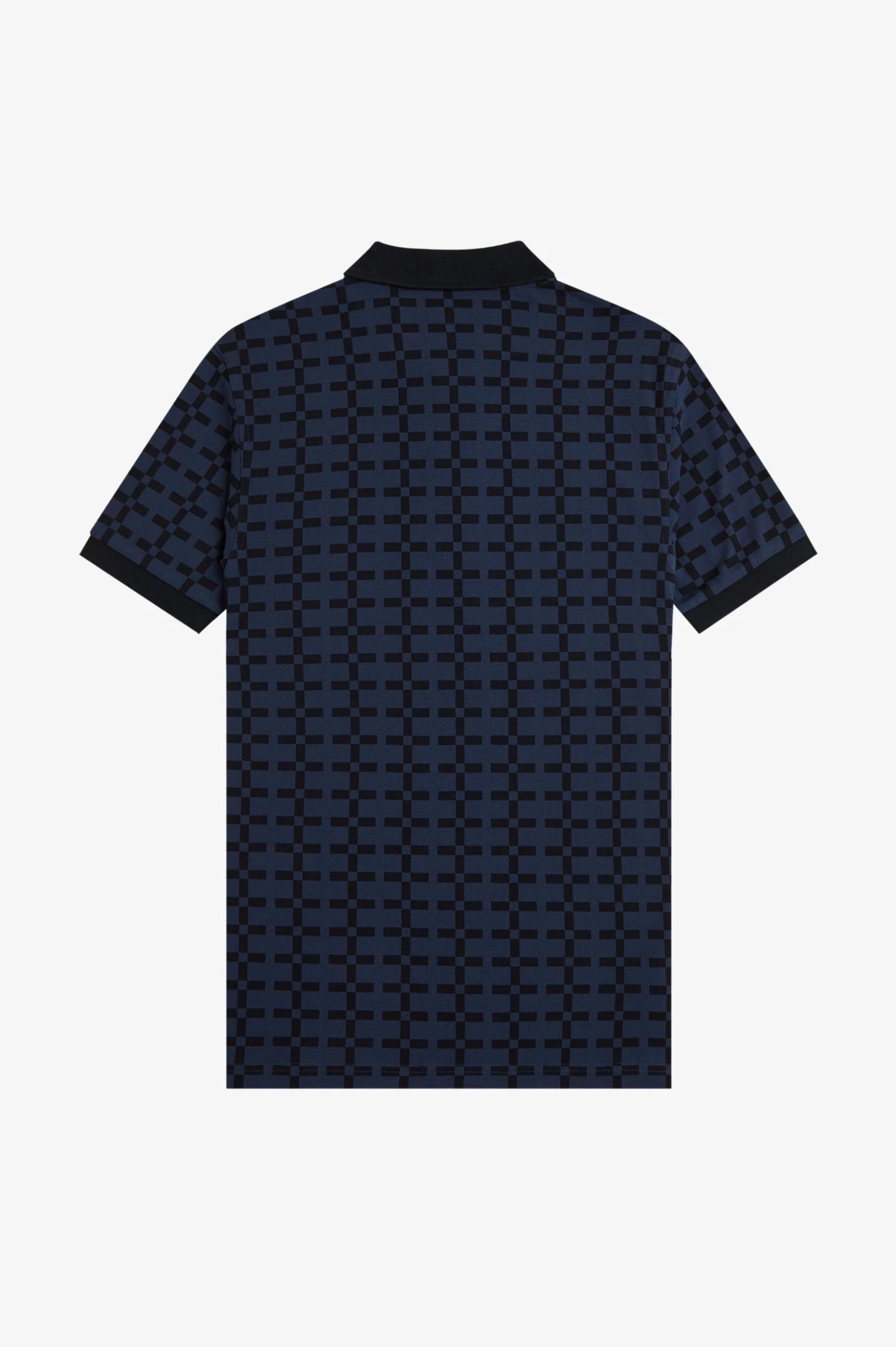 Fred Perry Jacquard Print Polo Shirt - Image 3