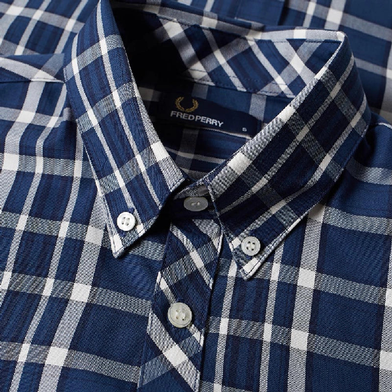 Fred Perry Service Blue Button Down - Image 2