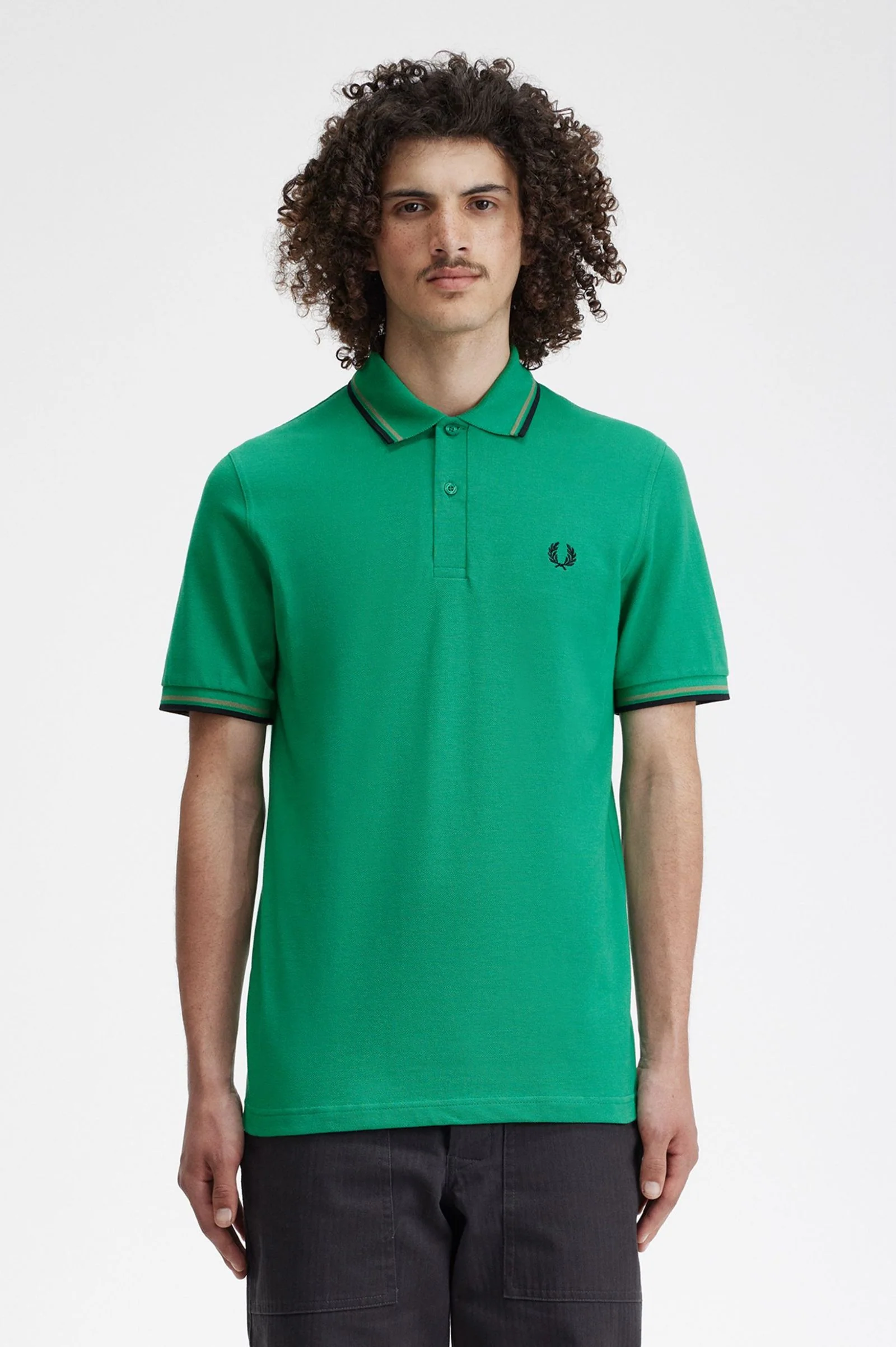 M12 Fred Perry Twin Tipped Shirt - Image 4