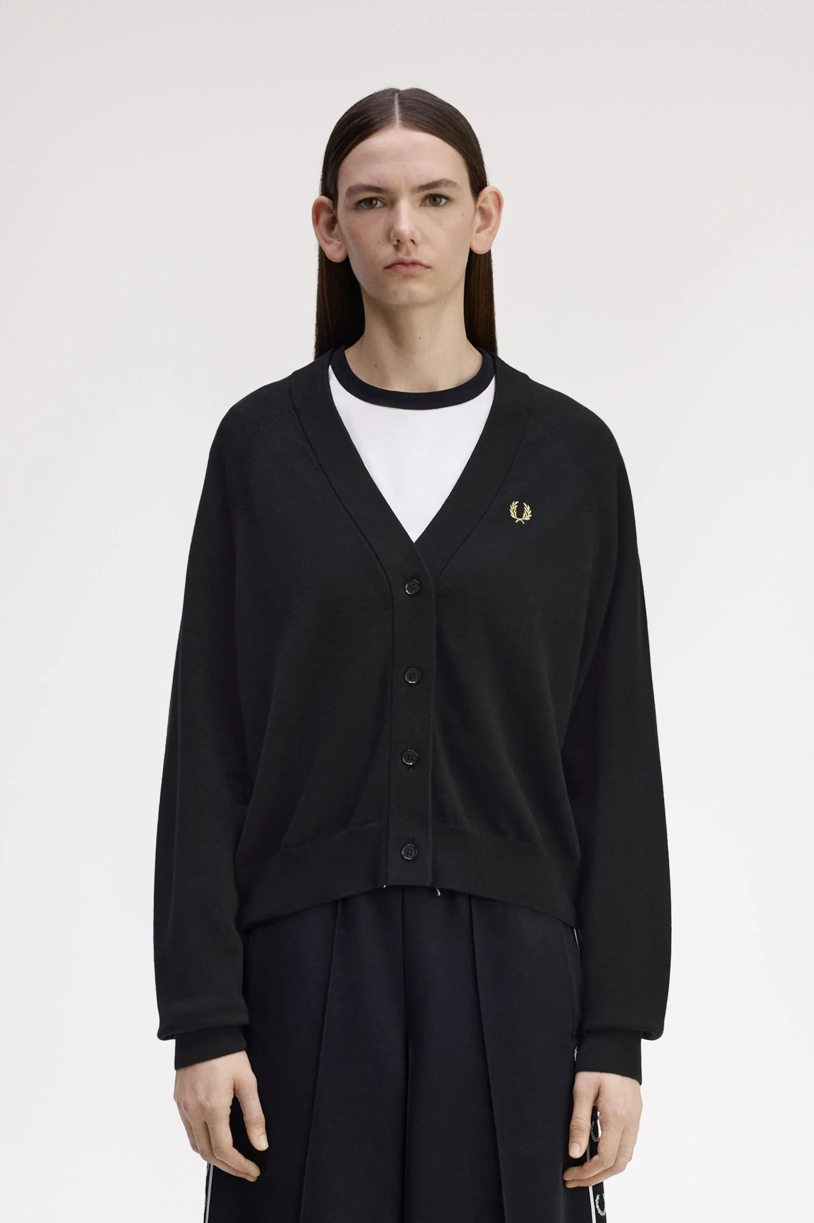 Fred Perry V-Neck Cardigan