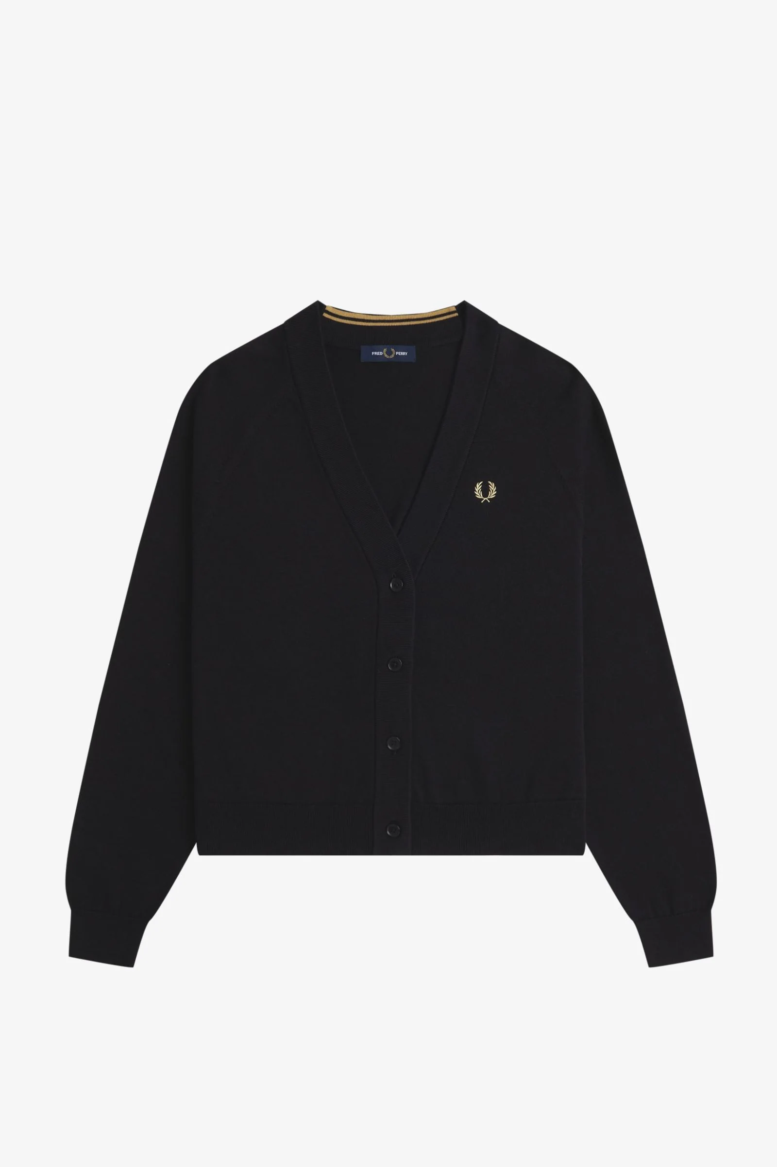 Fred Perry V-Neck Cardigan - Image 2