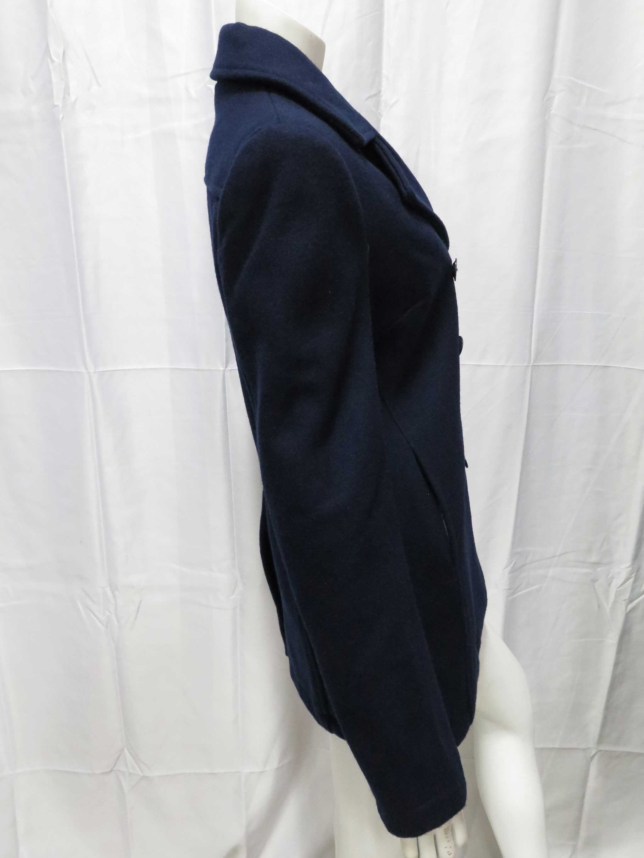 Fred Perry Wool Peacoat (Blue Granite) - Image 4