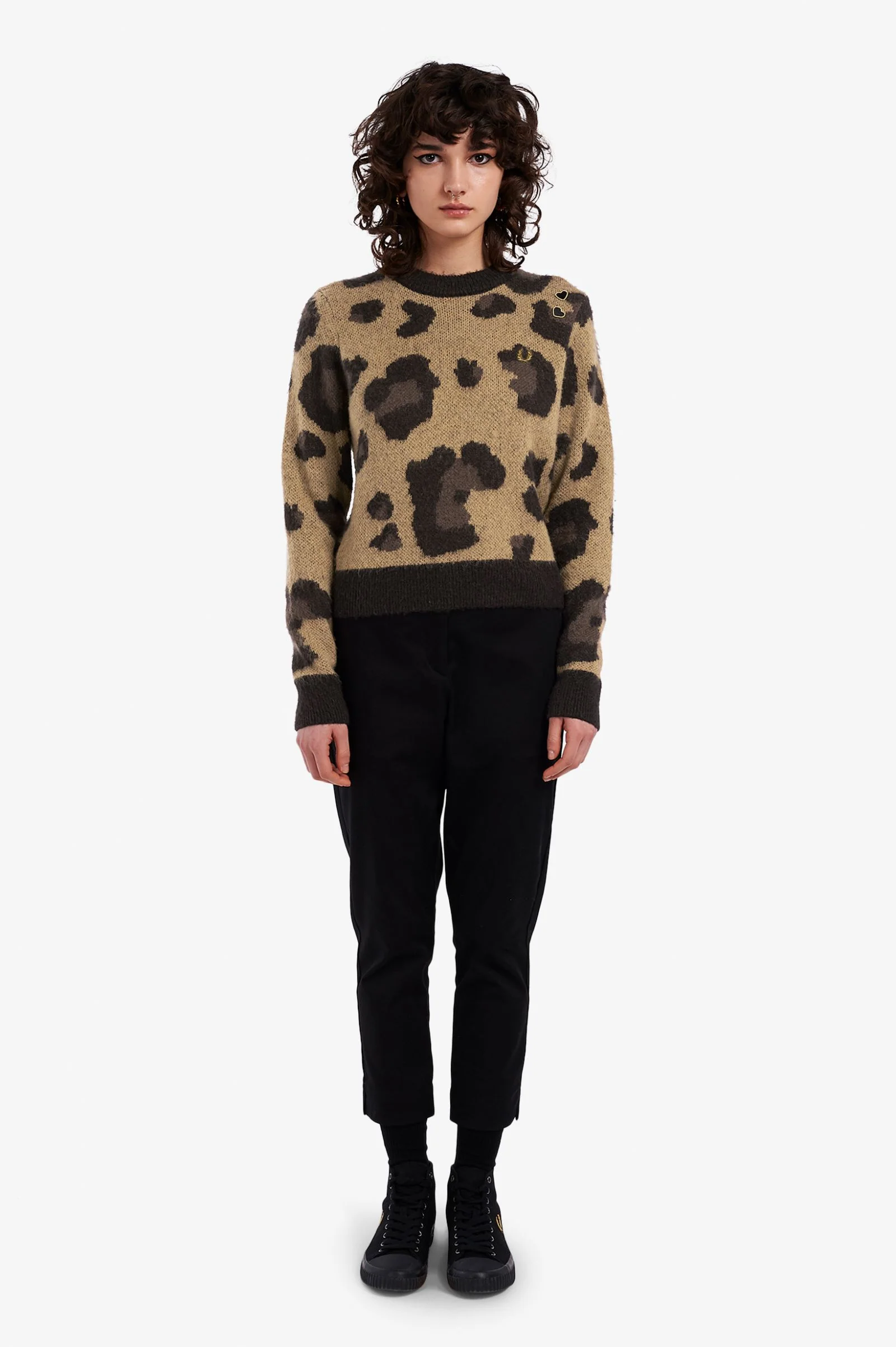 Amy Winehouse Leopard Jumper