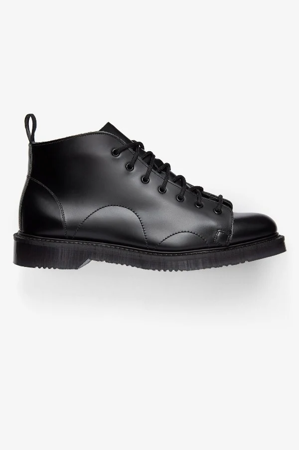 Fred Perry X George Cox Monkey Boot Black - Image 2