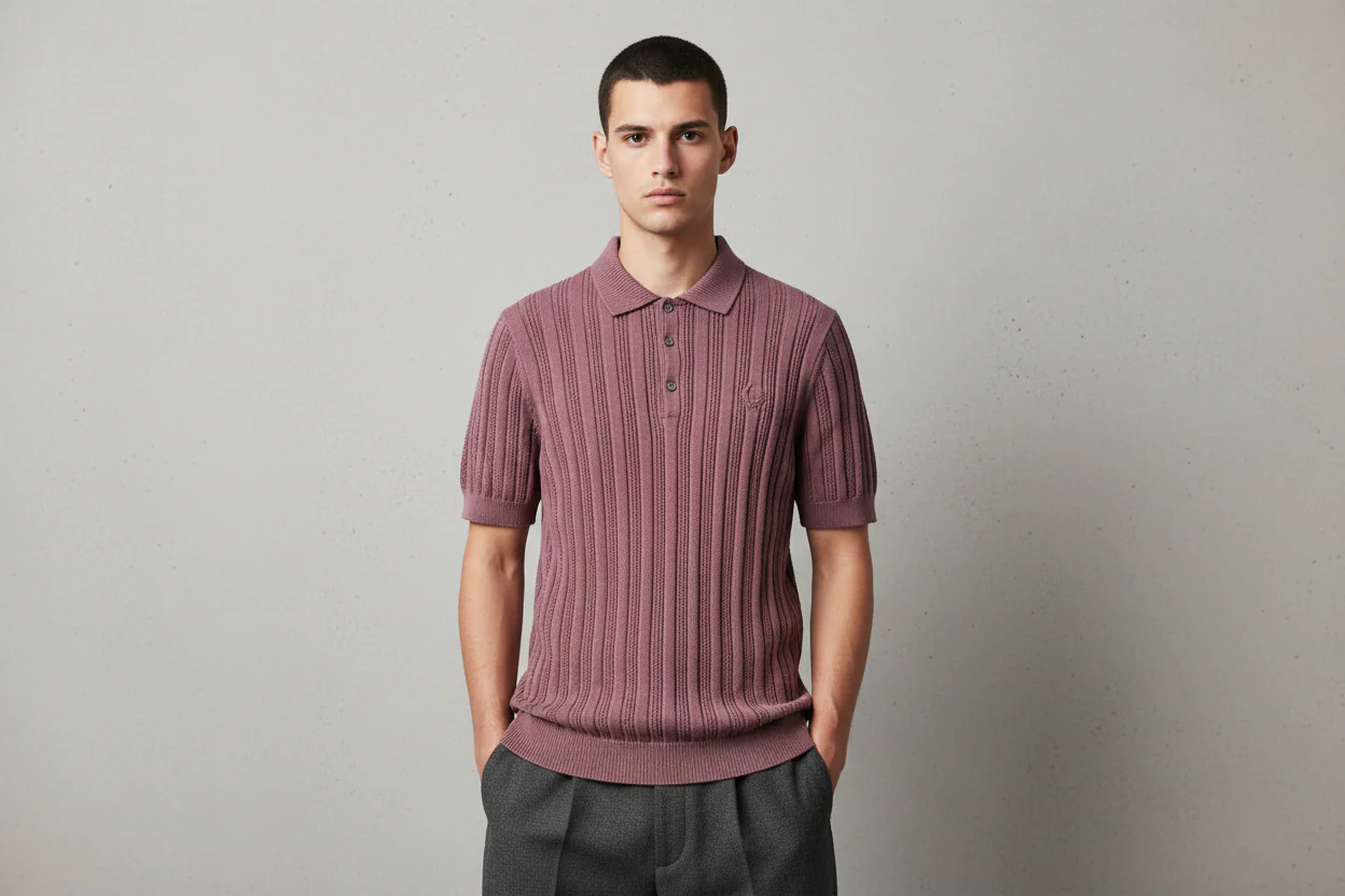 Fred Perry X Raf Simons Knitted Polo